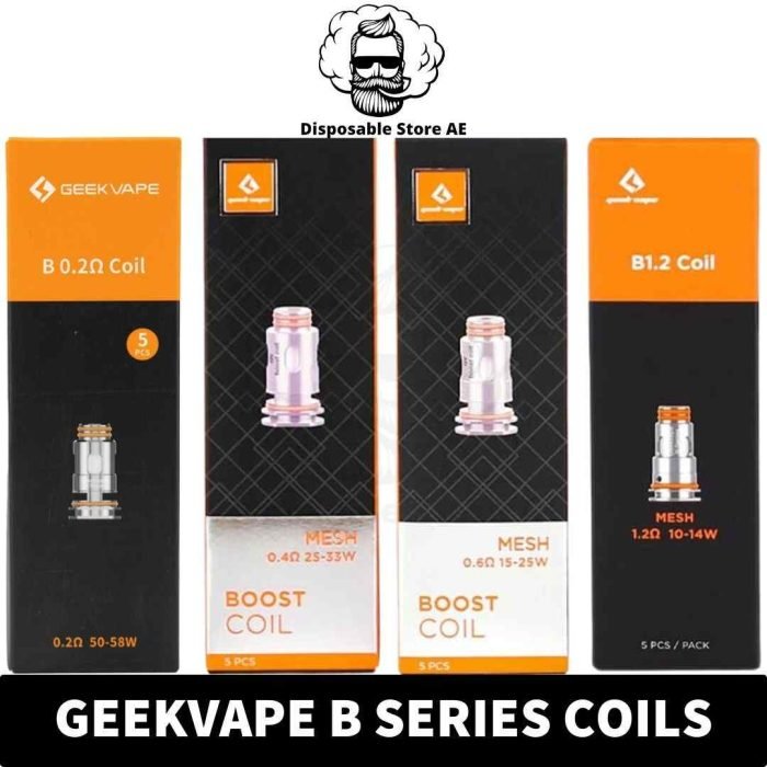 Buy Geekvape AEGIS B1.2, AEGIS B0.6, AEGIS B0.4, AEGIS B0.2 in Dubai - Aegis B Series Coils Dubai - Geekvape Boost coils dubai near me