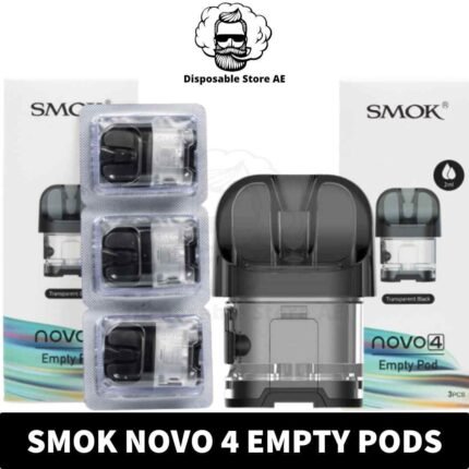 Buy SMOK Novo 4 Pod Cartridge of 2ml Capacity in UAE - Novo 4 Empty Pods Dubai shop - Novo 4 Cartridge in Dubai near me vape dubai