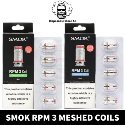 Buy SMOK RPM 3 Replacement Coil in UAE - RPM 3 Meshed 0.23 Coil in Dubai - RPM 3 Meshed 0.15 Coil in Dubai - SMOK RPM 3 Coils near me vape dubai