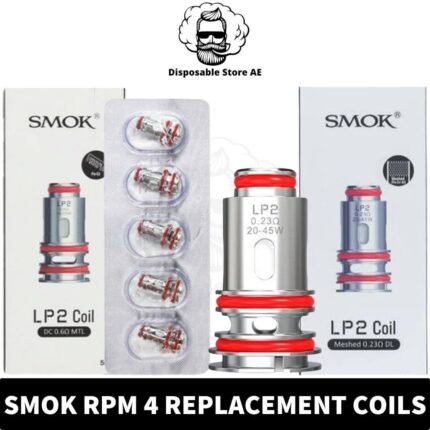 SMOK RPM 4 Replacement Coils in Abu Dhabi, UAE - SMOK RPM 4 Coils in Dubai - SMOK LP2 DC 0.6ohm & Mesh 0.23 ohm coil near me vape dubai