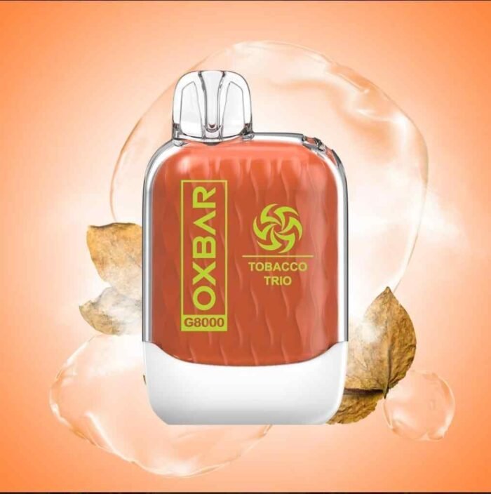 TOBACCO TRIO Buy OXBAR 8000 Puffs in UAE - OXBAR G8000 Disposable in Dubai - OXBAR Disposable Vape Dubai - OXBAR 8000 Dubai- Vape shop near me