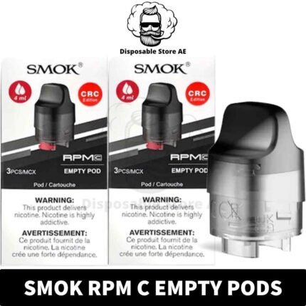 SMOK RPM C Empty Pods in UAE - RPM C Pod Cartridge in Dubai - RPM C Replacement Pod in Dubai - RPM C Empty Cartridge Shop Near Me
