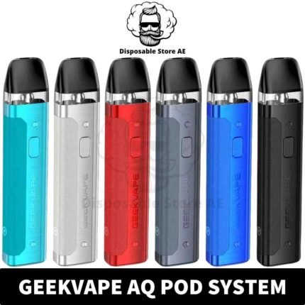 Buy Aegis Q kit 20W 1000mAh Pod System in UAE - GEEKVAPE AQ Kit Available Colors_ Black, Blue, Grey, Red, Silver, Turquoise Kit Near Me