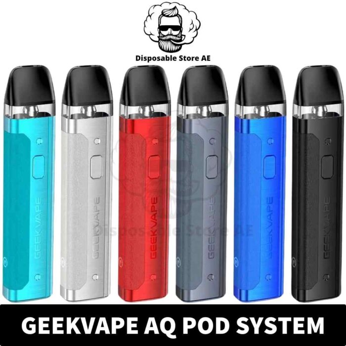 Buy Aegis Q kit 20W 1000mAh Pod System in UAE - GEEKVAPE AQ Kit Available Colors_ Black, Blue, Grey, Red, Silver, Turquoise Kit Near Me