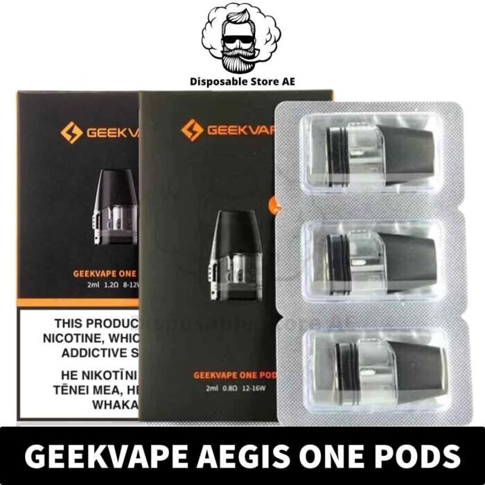 Buy GEEKVAPE Aegis One Empty Pod in UAE - AEGIS One 1.2ohm Pods in Dubai - AEGIS One 0.8ohm Pods in Dubai -AEGIS One Pods Near Me