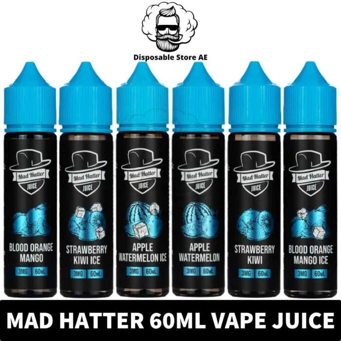 Buy MAD HATTER Vape Juice of 60ml Bottle in UAE from Our Vape Shop. 3mg Vape Juice in Dubai. 6mg Vape Juice shop.60ml juice shop near me