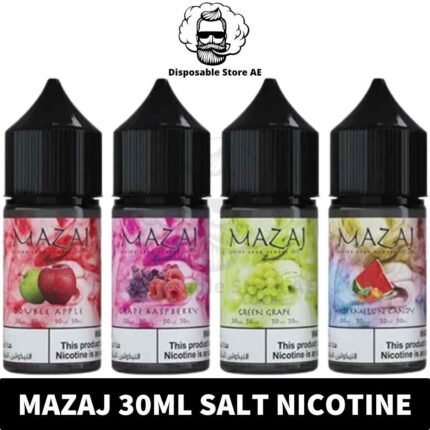 Buy MAZAJ Salt Nic of 25MG & 50MG, size 30ml in UAE - MAZAJ 25MG Salt Nic in Dubai - MAZAJ 50MG Salt Nic in Dubai Vape Shop Near Me