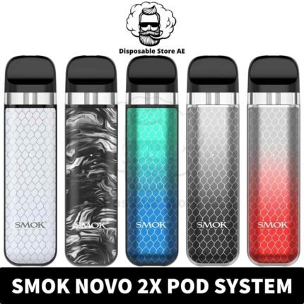 Buy SMOK Novo 2X Vape Pod System Kit of 20W 2ml Capacity and 800mAh Battery in UAE - SMOK Novo 2X Kit Shop in Dubai Near Me