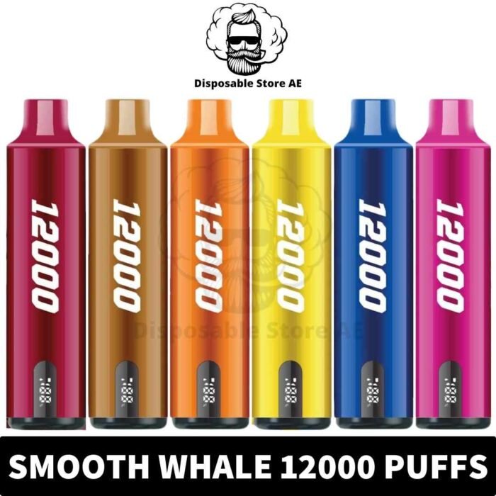 Buy SMOOTH Whale 12000 Puffs 5% Disposable Vape in UAE -SMOOTH Whale Disposable 12000 Puffs in Dubai -SMOOTH 12000 Puffs near me