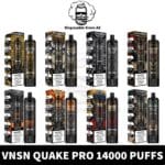 Quake Pro 14000 Puffs Rechargeable vape in UAE - Quake Pro Disposable Vape 50mg with Mesh Coils,14ml Capacity, 650mah Vape Near Me