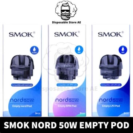 SMOK Nord 50W Empty Pods in UAE - Nord 50W Nord Empty Pod in Dubai - Nord 50W LP2 Empty Pod in Dubai - RPM Empty Pod Shop Near ME