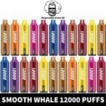 SMOOTH Whale 12000 Puffs 5% Disposable Vape in UAE -SMOOTH Whale Disposable 12000 Puffs in Dubai -SMOOTH 12000 Puffs near me