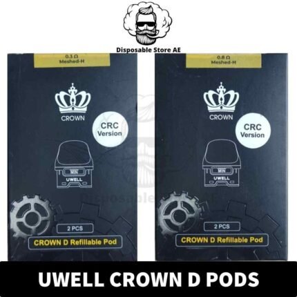 UWELL Crown D Replacement Pod shop in UAE - UWELL Crown D Pods in Dubai - Crown D 0.3 ohm in Dubai - Crown D 0.8 ohm Shop Near ME