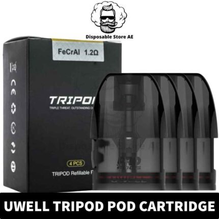 UWELL Tripod Pod Cartridge of 2ml Capacity shop in UAE - UWELL Tripod Pods Shop in Dubai - UWELL Tripod Replacement Pod shop Near me