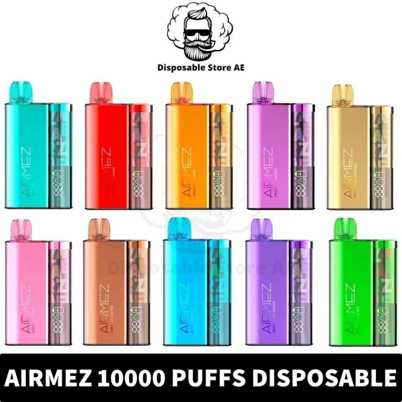 AiRMEZ 10000 Puffs Disposable Vape Near Me From Disposable Store AE | Best AiRMEZ 10000 Puffs 50mg Disposable Vape in Dubai, UAE