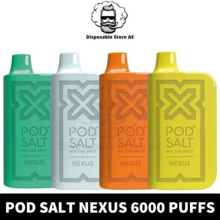 POD SALT Nexus 6000 Puffs Disposable Near Me From Disposable Store AE | POD SALT Nexus 6000 Puffs 20mg Disposable Vape in Dubai, UAE
