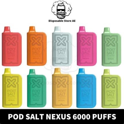 POD SALT Nexus 6000 Puffs Disposable Near Me From Disposable Store AE | POD SALT Nexus 6000 Puffs 20mg Disposable Vape in Dubai, UAE Near Me