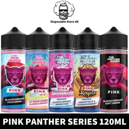 Dr Vapes Pink Panther Series 120ml Vape Juice Near Me From Disposable Store AE | Best Quality Dr Vapes Pink Panther Series 120ml E-liquid in Dubai