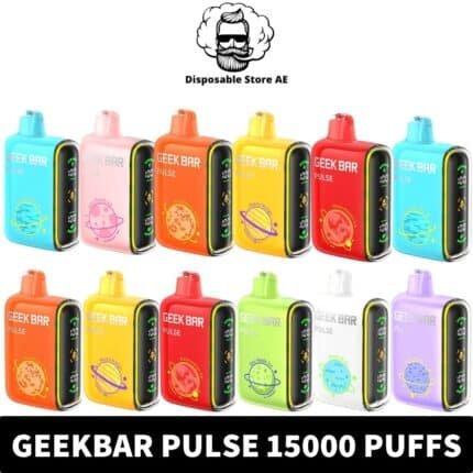 Discover Our Best Quality GEEKBAR Pulse 15000 Puffs Vape Near Me From Disposable Store AE in Dubai, UAE |