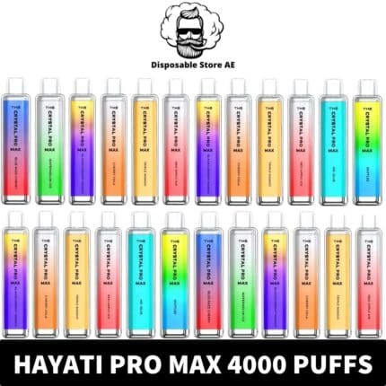 Discover Our HAYATI Pro Max 4000 Puffs Vape Near Me From Disposable Store AE | Best Quality HAYATI Pro Max 4000 Puffs 20mg Disposable Vape Near Me