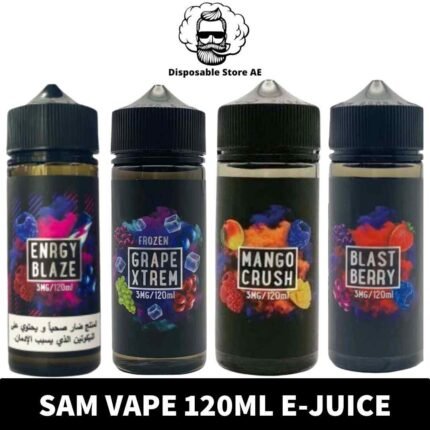 Sam Vape 120ml Vape Juice Near Me From Disposable Store AE | Best Sam Vape 120ml E-liquid in Dubai, UAE