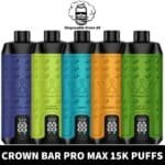 Buy AL FAKHER Crown Bar Pro Max Disposable 15000 Puffs Rechargeable Vape in Dubai - Disposable Vape Shop UAE - AL FAKHER 15000 Puffs