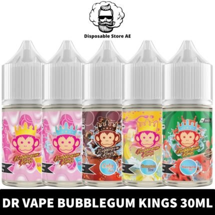 Buy DR. VAPE Bubblegum Kings Salt Nicotine 30ML E-Liquid 30mg & 50mg in Dubai, UAE - Bubblegum Kings 30ml in UAE - Salt Nic Near Me-min