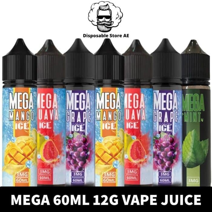 Buy MEGA Vape Juice 60ml E-Liquid 12mg E-Juice in UAE - MEGA 60ml Vape Juice Shop in Dubai - MEGA 12mg Vape Juice Shop Near Me-min