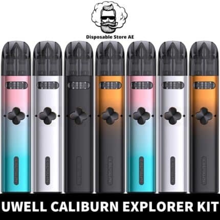 Buy UWELL Caliburn Explorer Kit 32W Pod System 1000mAh Vape Kit in Dubai - UWELL Caliburn Explorer Device in UAE - Vape Shop Near Me-min