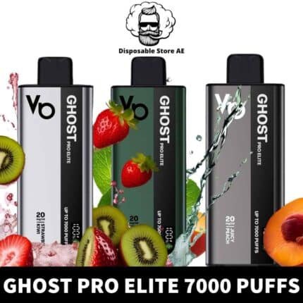 Buy VAPES BARS Ghost Pro Elite Disposable 7000 Puffs 2% Rechargeable Vape in Dubai, UAE - Ghost Pro Elite 7000 PUffs Vape Near Me