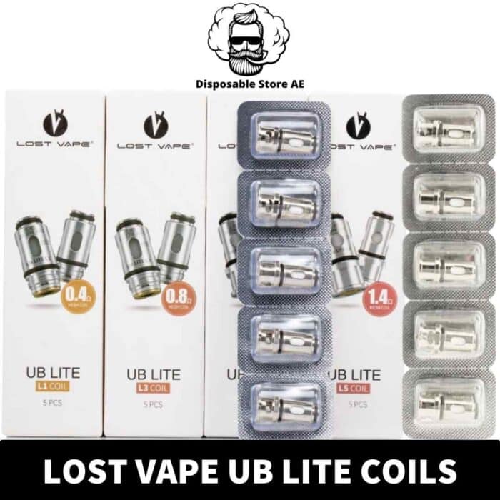 Discover vaping experiences with Lost Vape UB Lite Replacement Coils. Choose from L1 0.4ohm, L3 0.8ohm, or L5 1.4ohm coils for DL_MTL vaping