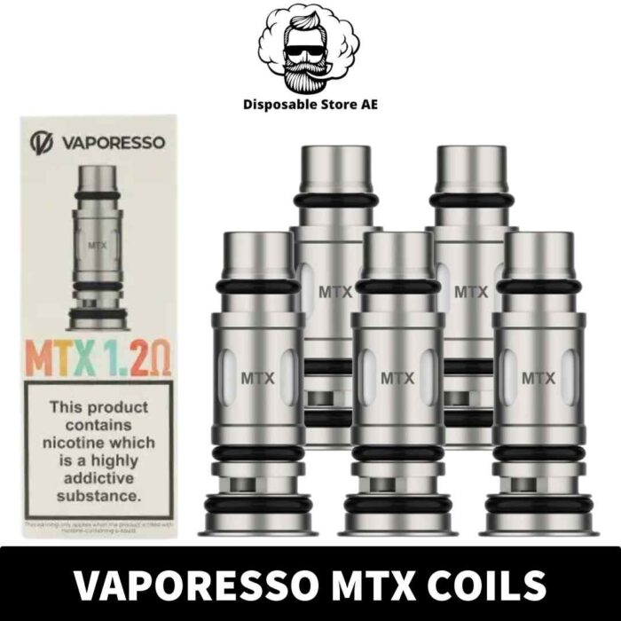 Experience smooth and flavorful vaping with Vaporesso MTX Replacement Coils. Available in 0.8ohm, 1.2ohm, and 1.4ohm, perfect for MTL vaping