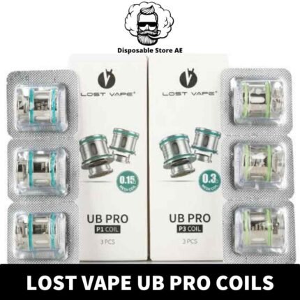 Experience vaping performance with Lost Vape UB Pro Replacement Coils. Available in UB Pro P1 0.15ohm Mesh or UB Pro P3 0.3ohm Mesh