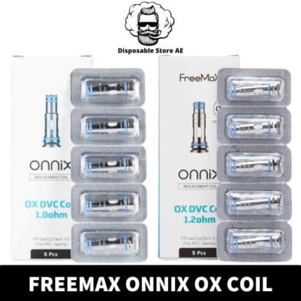 best Onnix OX DVC Replacement Coils of 5 PCS in UAE - FREEMAX Onnix OX DVC Coil Available Resistance 0.8ohm, 0.5ohm, 1.0 ohm & 1.2ohm