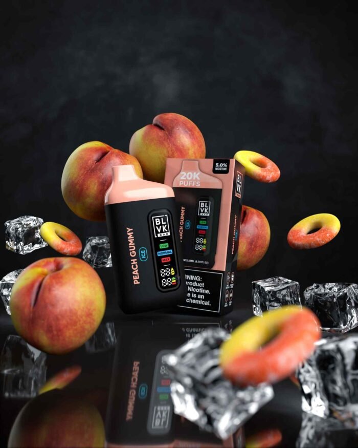 BLVK BAR 20000 Puffs Price in Dubai PEACH GUMMY