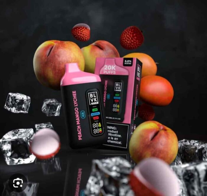 BLVK BAR 20000 Puffs Price in Dubai PEACH MANGO LYCHEE