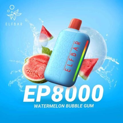 ELFBAR EP8000 Vape Price in Dubai WATERMELON BUBBLE GUM
