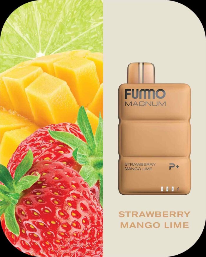 FUMMO MAGNUM 8000 Puffs Price in Dubai STRAWBERRY MANGO LIME