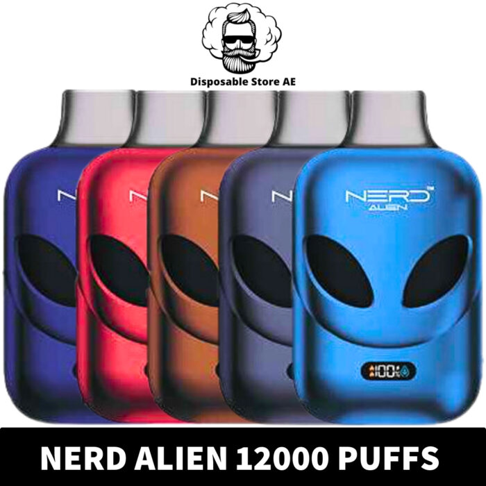 NERD ALIEN 12000 Puffs Disposable Vape 20mg Price in Dubai