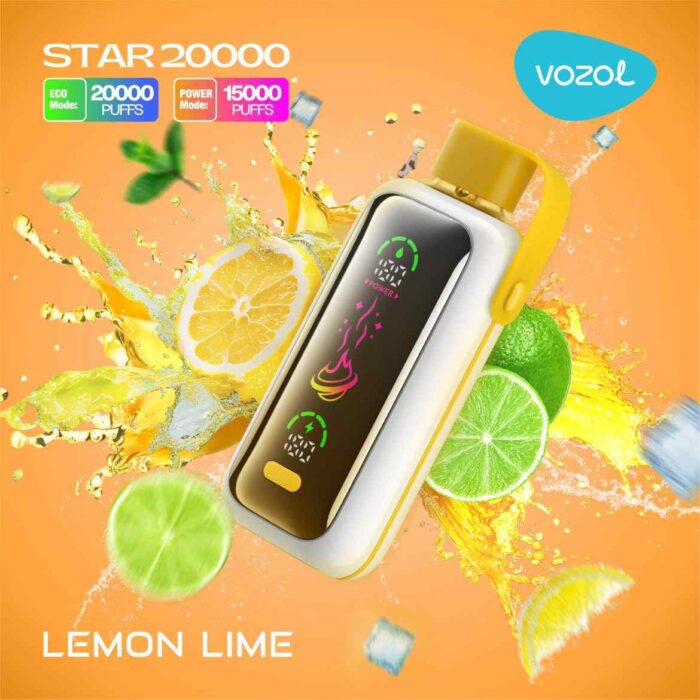 VOZOL Star 20000 Puffs Price in Dubai LEMON LIME