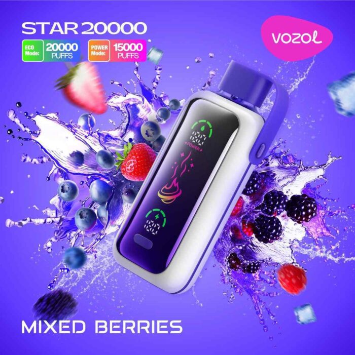 VOZOL Star 20000 Puffs Price in Dubai MIXED BERRIES