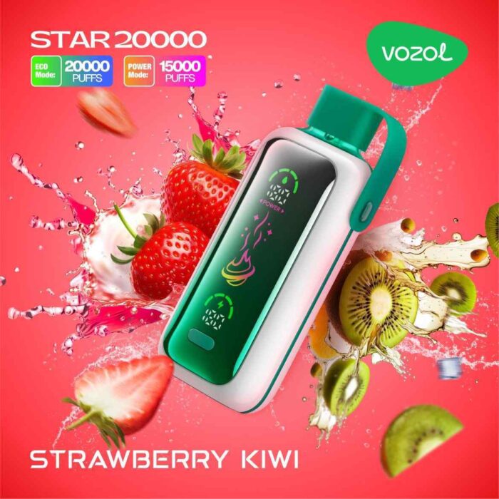 VOZOL Star 20000 Puffs Price in Dubai STRAWBERRY KIWI