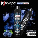 YUOTO KJV Devil 16000 Puffs 50MG Disposable Price in Dubai BLUEBERRY ICE