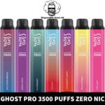 VAPES BARS GHOST PRO Zero Nicotine 3500 Puffs Price in Dubai