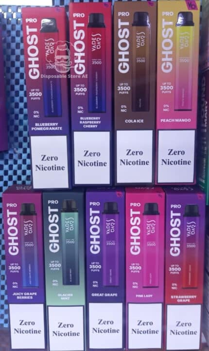 VAPES BARS GHOST PRO Zero Nicotine 3500 Puffs Price in UAE