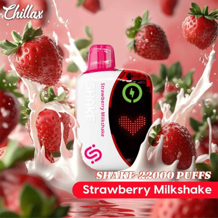 CHILLAX Shake 22000 Puffs Price in Dubai STRAWBERRY MILKSHAKE