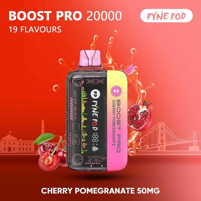 PYNE POD BOOST PRO 20000 Puffs Price in Dubai CANTALOUPE APPLE