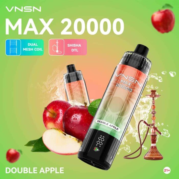 VNSN MAX 20000 Puffs 20K Price in Dubai DOUBLE APPLE