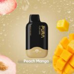 PURA 6000 Disposable 20MG Rechargeable Vape Price in Dubai Peach Mango