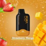 PURA 6000 Disposable 20MG Rechargeable Vape Price in Dubai Strawberry Mango